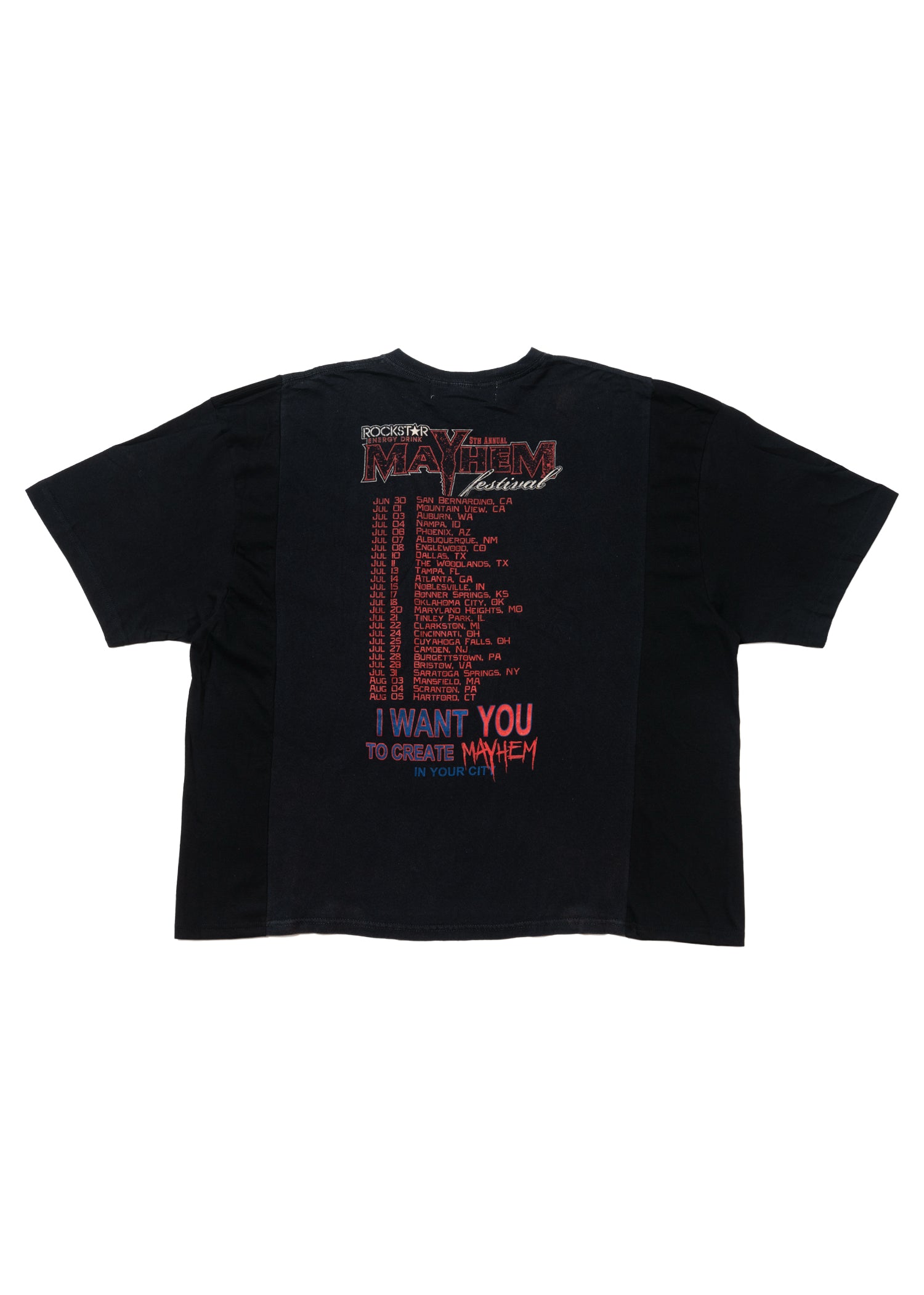 DOCKING t-shirts 01 - ROCKSTAR  MAYHEM Festival 5th Annual