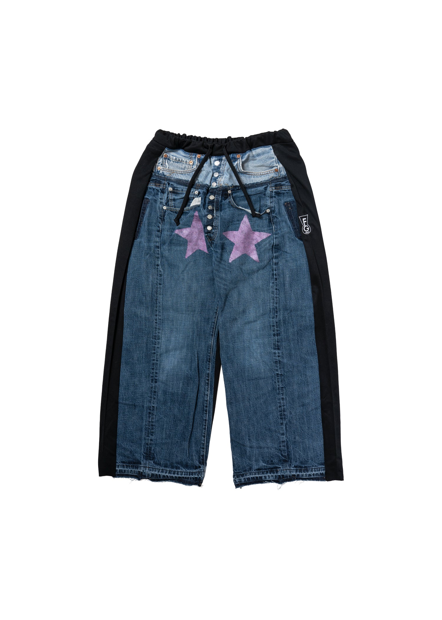 DOCKING Track Pants -DOUBLE-DENIM