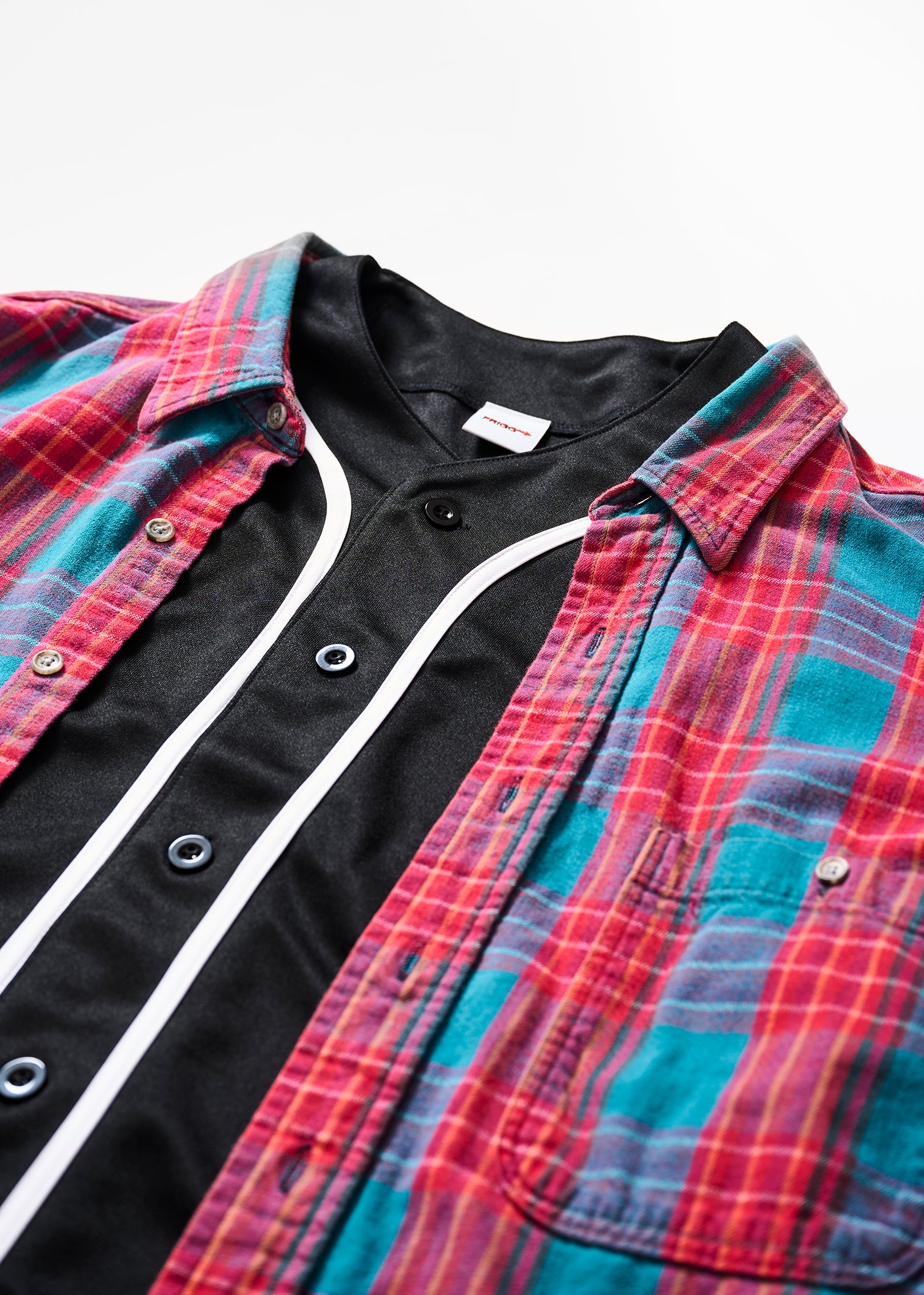 DOCKING BASEBALL SHIRTS RED/BLUE