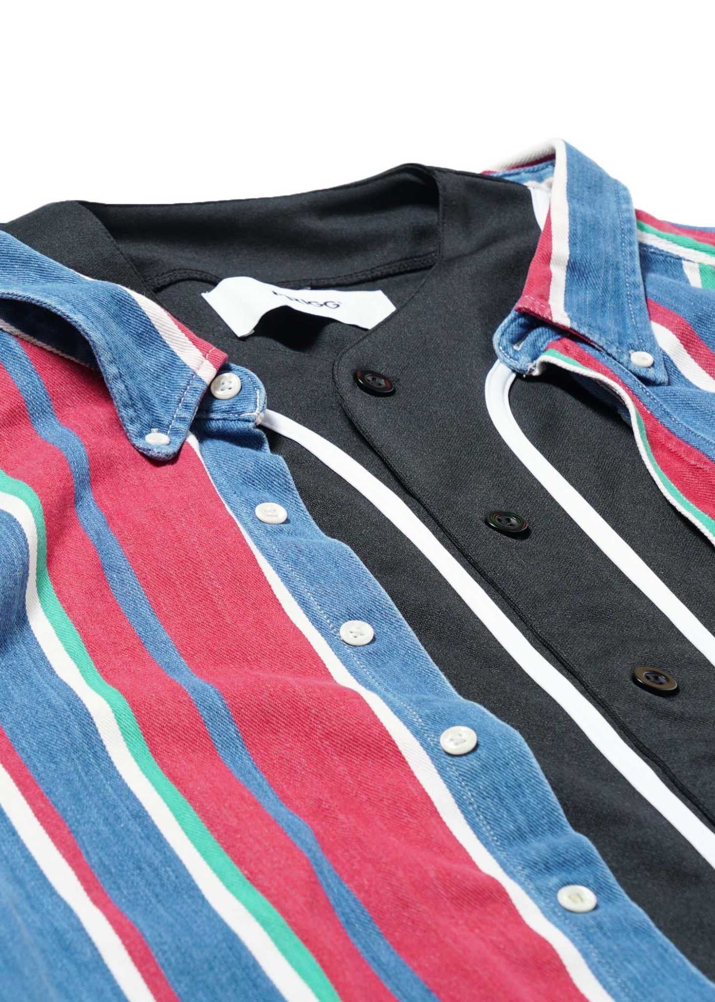 DOCKING BASEBALL SHIRTS RED/BLUE