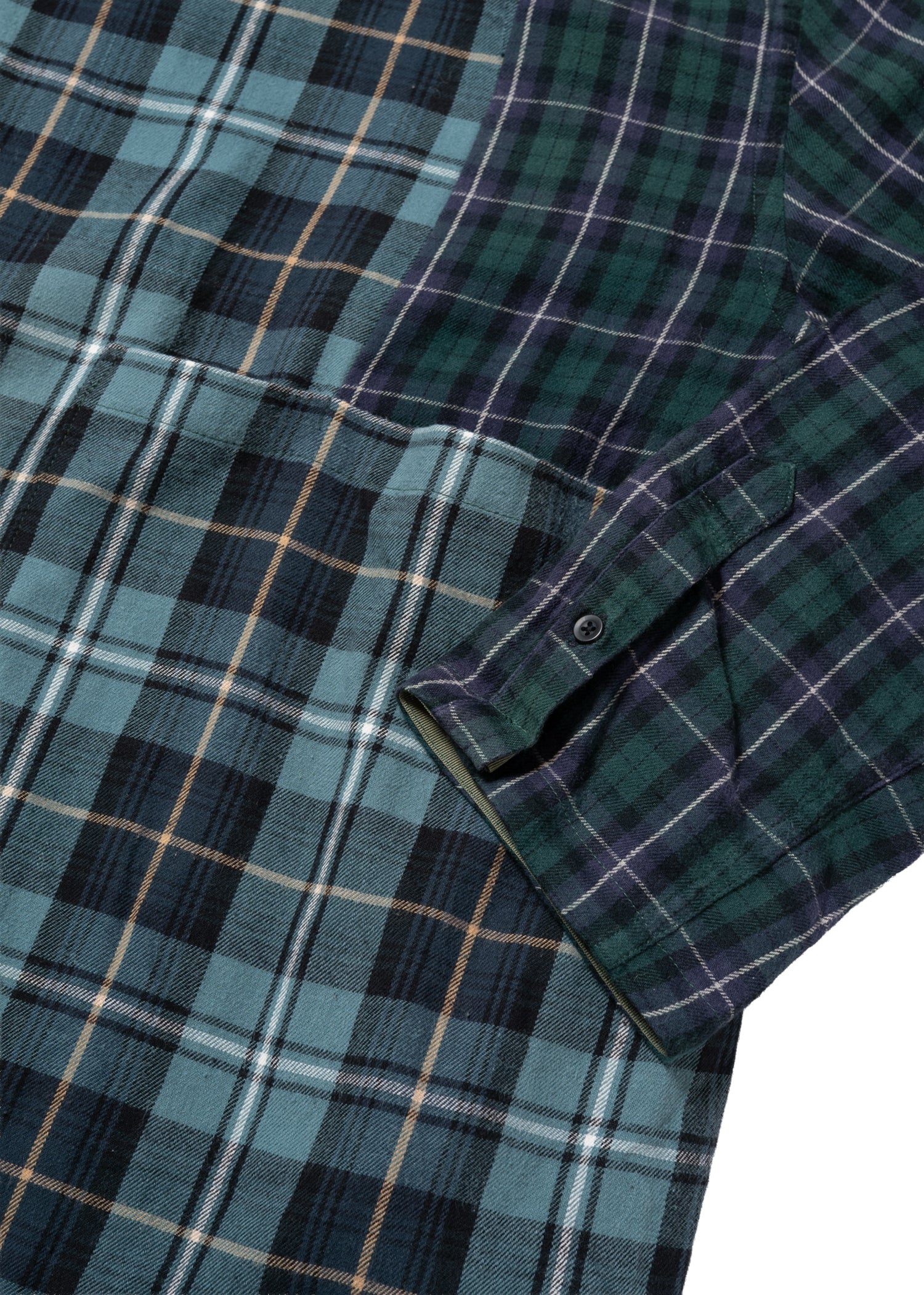 DOCKING Shirts -BIG POCKET- BLUE/GREEN