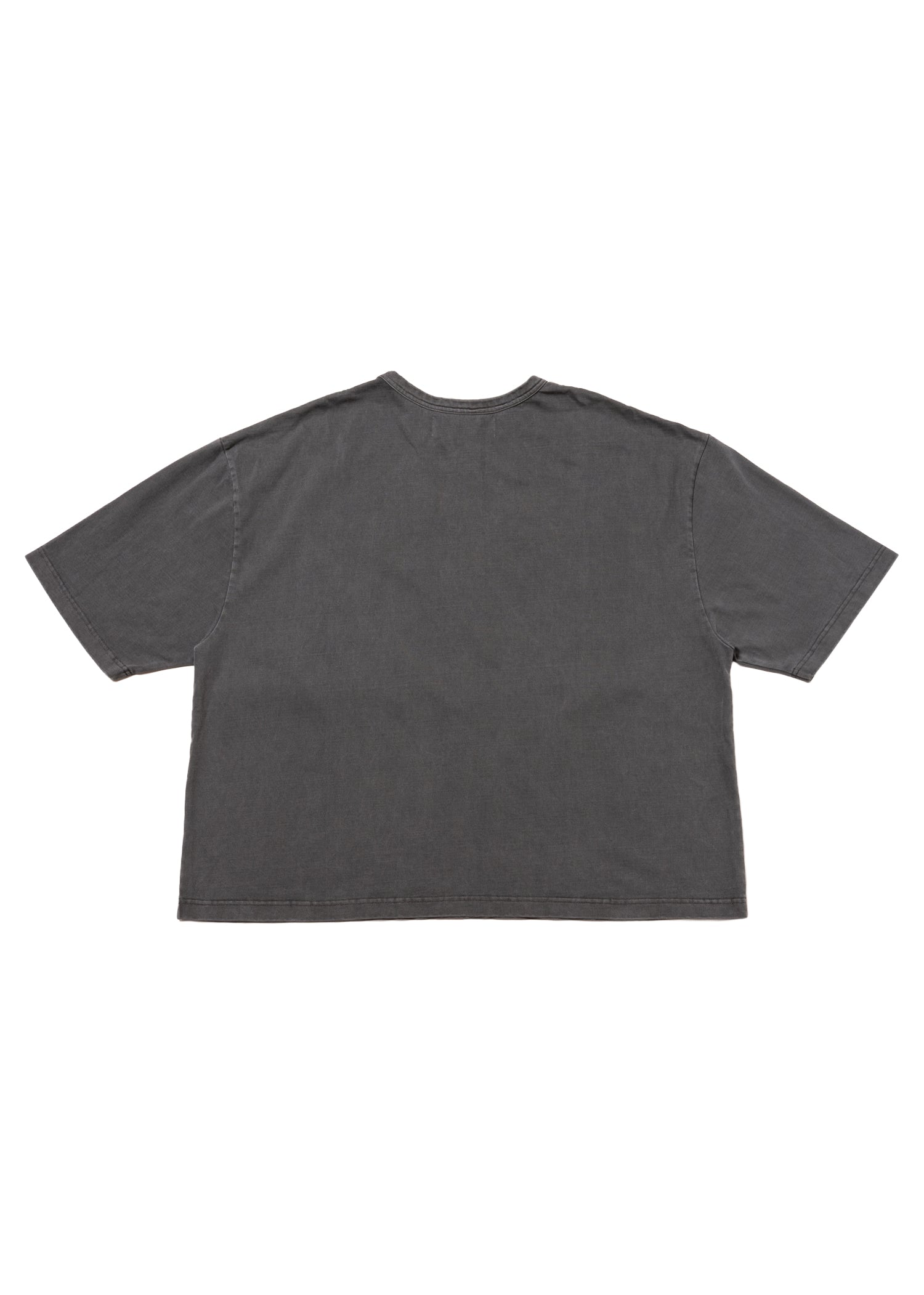 `THE FIRST` cropped T-shirts -M-fade black