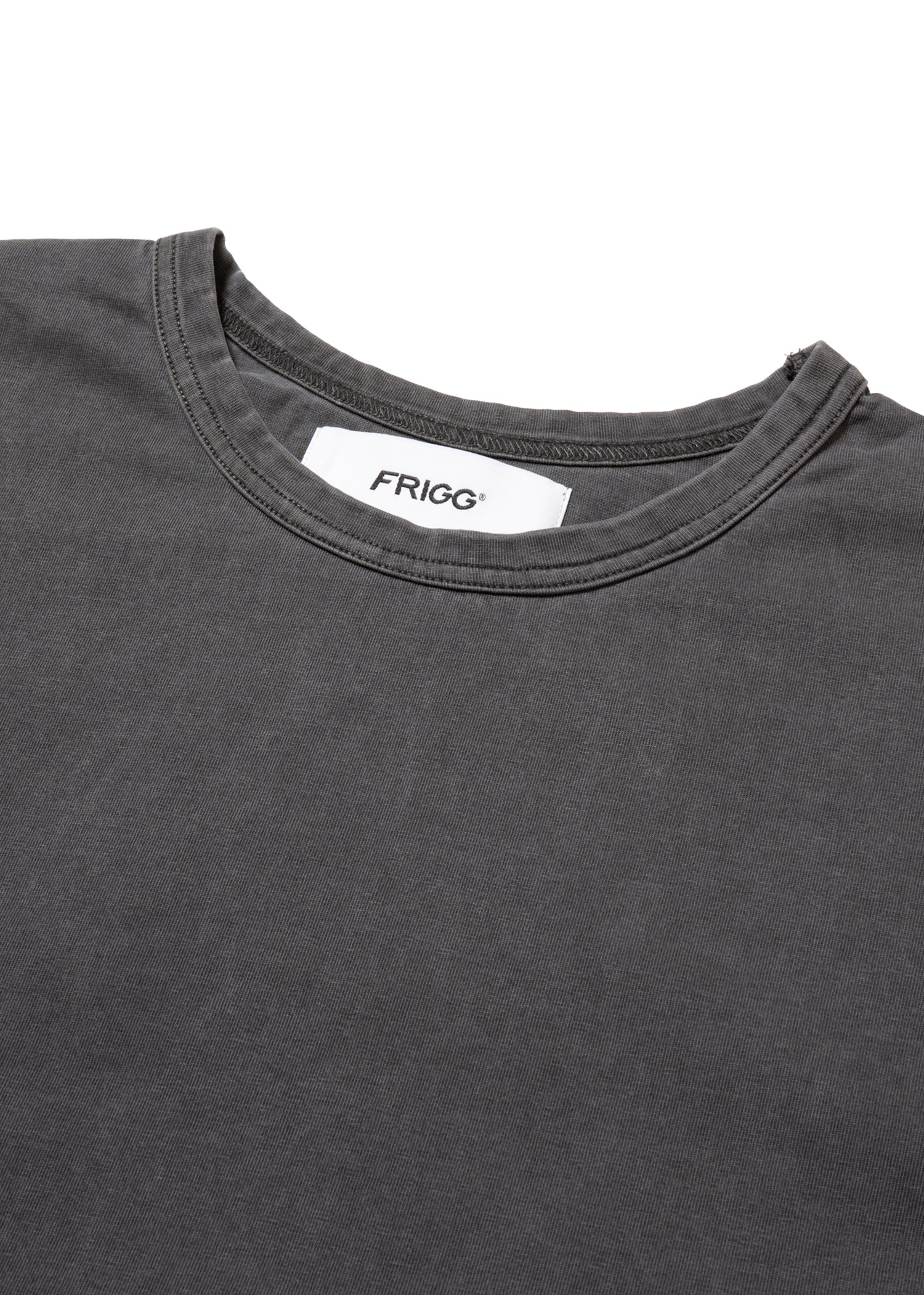 `THE FIRST` T-shirts -L-fade black